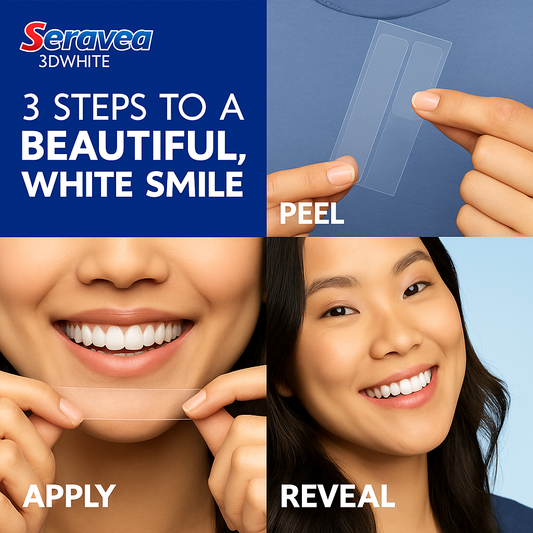 Seravea 3D Whitestrip Teeth Whitening Kit