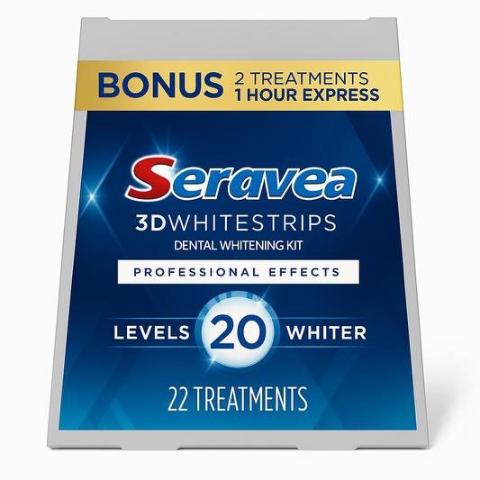 Seravea 3D Whitestrip Teeth Whitening Kit